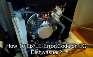 LE error code Lg dishwasher