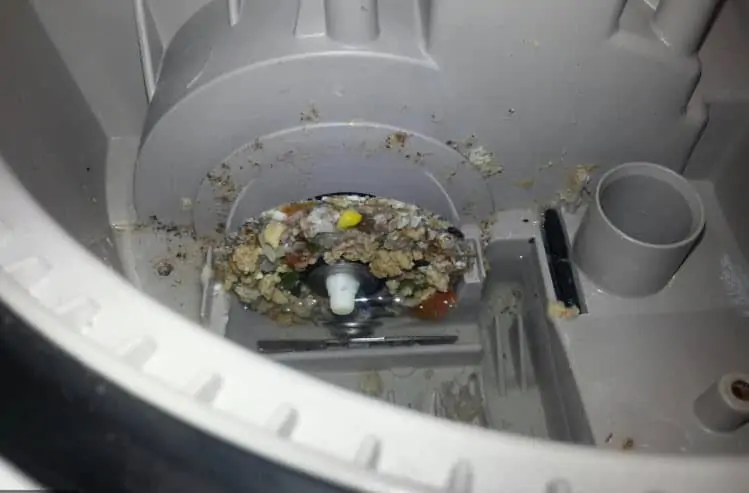 clogged pump or chopper blade area dishwasher making noise