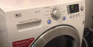 LG washer UE Error code