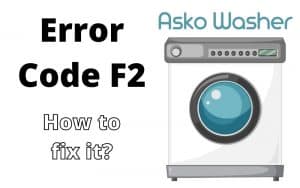 Washer Code F2