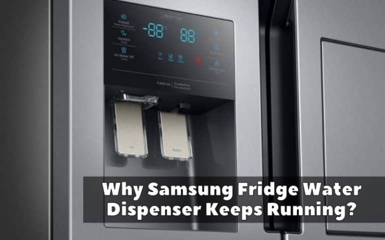 Samsung Fridge Water Dispenser Keeps Running? 4 causes - DIY Appliance ...