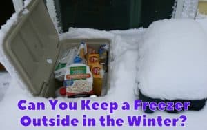 Can You Keep a Freezer Outside in the Winter